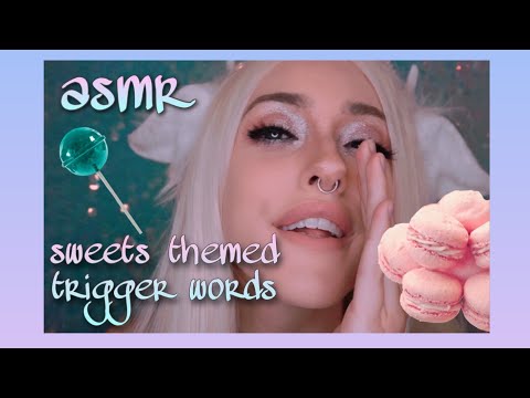 ASMR 🍦 Sweets Themed Trigger Words & Hand Movements