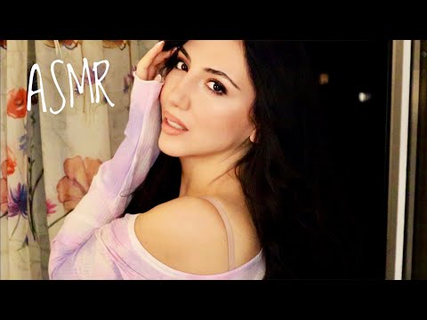 ASMR 🌙 Tingly Whispers in My Bedroom 💨  Nature/ Wind sounds/ Hand Movements