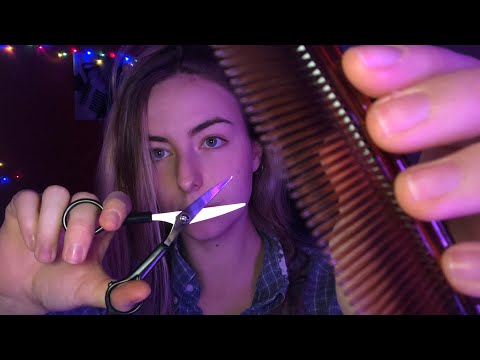 ASMR| Cutting Your Hair RP