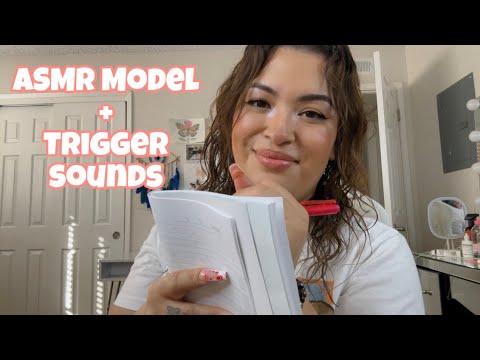ASMR| Interviewing you to become an ASMR model + trigger sounds- whispering & writing sounds