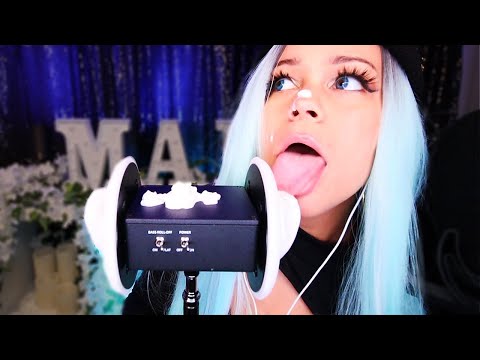 ASMR EAR LICKING ~ You got Whipped Cream on your Ears, Bruh 😝 !