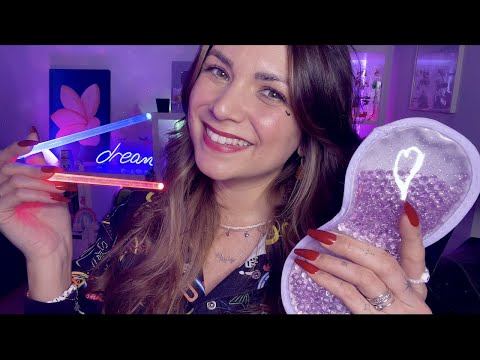 ASMR Friend Helps You Relax and Sleep - Skincare, Hair Brushing, Personal Attention, German/Deutsch