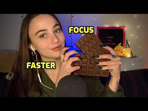ASMR | Chocolate & Candy Triggers 🍬🍫 | progressively becomes faster & more unpredictable... 😴