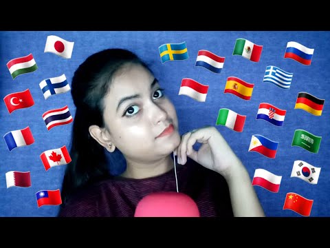 {ASMR} Whispering in 25 Different Languages