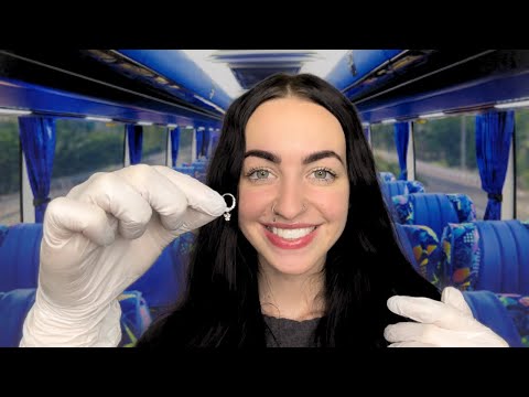 [ASMR] Changing Your Septum Ring On A Random Bus Ride RP