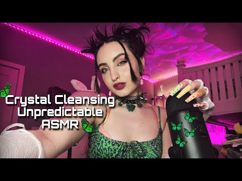 ASMR Crystal Cleansing You | Soothing Unpredictable ASMR Trigger Assortment