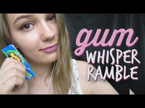 ASMR Gum Chewing & SUPER Close Whispering 💦