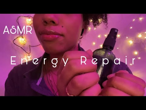 ASMR~ Energy Repair ~ Tapping~Spraying~Cutting+ Gentle Hand Movements 💫