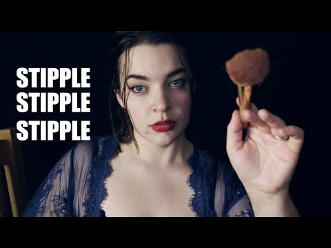 Intimate ASMR with Me! An Unintelligible Makeup Roleplay w/ Stipple Stipple Stipples [Binaural]