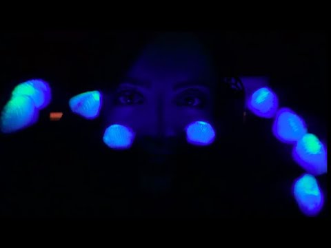 ASMR ~ Sleep via Visual Light Triggers ♥ | Light Gloves/Name Tracing/Matches/Woodwick Candles