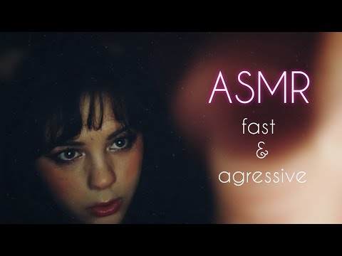 ASMR 👄 Fast & Agressive Mouth Sounds & Visual Triggers 👀