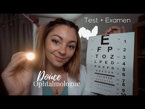 ♡ ASMR  - Douce Ophtalmologue t'examine (Test de la vue)♡