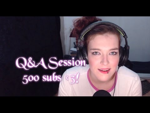 ***ASMR*** Q&A Session! Thank you for 500 subs ♥ - ◙ Halloween special #5 ◙