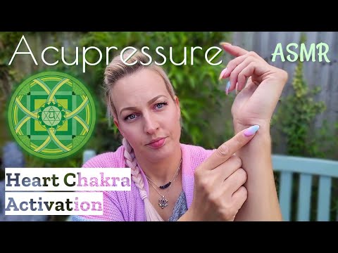 ASMR Reiki Shen Men Acupressure & Heart Chakra Activation Energy Healing Day 4