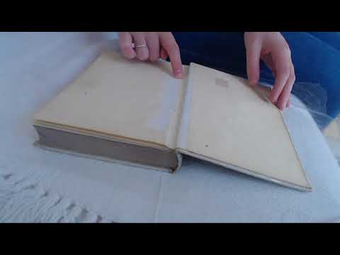 ASMR Library Books Getting New Dust Jacket Whispers Intoxicating Sounds Sleep Help Relaxation