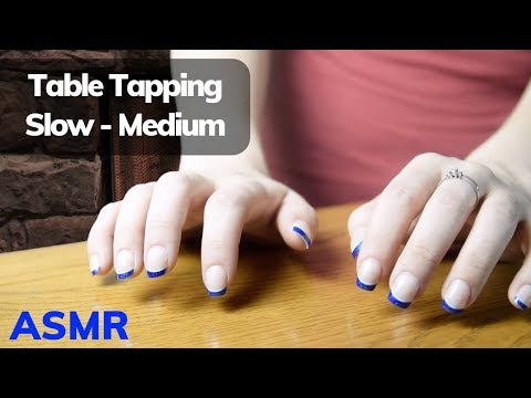 [ASMR] Table Tapping for TINGLES - Slow | *SATISFYING* | No Talking-- [Binaural Sounds]