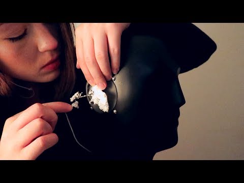 ASMR Foam clay in your ears - Ear cleaning, ear picking and sticky sounds