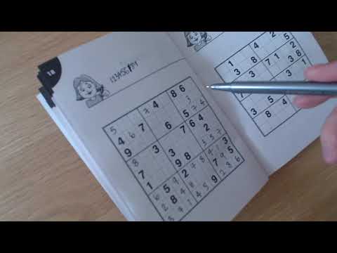 ASMR Solving Sudoku Puzzles With Whispering Intoxicating Sounds Sleep Help Relaxation