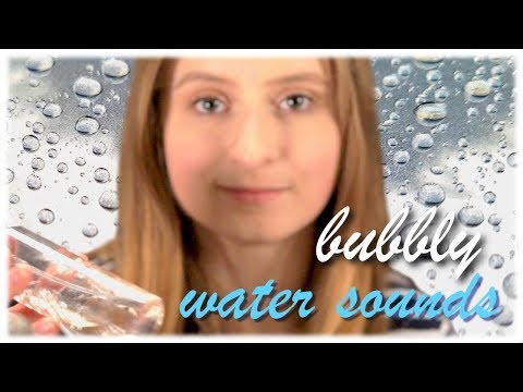 ⚪️ ASMR 💦 Bubbly Water Sounds + Water Spritzing / Spraying