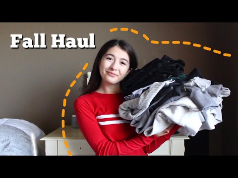 Huge Fall Try On Haul Brandy Melville, American Eagle, Hollister, The North Face