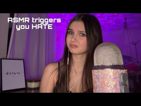 ASMR Triggers You HATE!! (spit painting, mouth sounds and more) vlogmas day 1 🎄