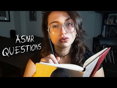 ASMR | Asking You Deep Philosophical Questions (writing sounds + slight pen nibbles + soft mhm's)