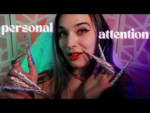 ASMR Personal Attention for Sleep ♡ Energy Cleansing, Positive Affirmations, Plucking, Visual