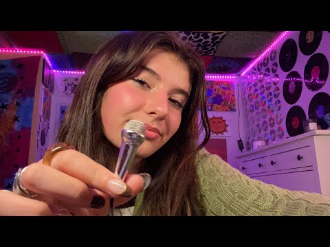 ASMR CUPPED MOUTH SOUNDS WITH MINI MIC 🎤
