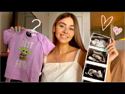 ASMR Pregnancy Update & Baby Clothing  | Second Trimester