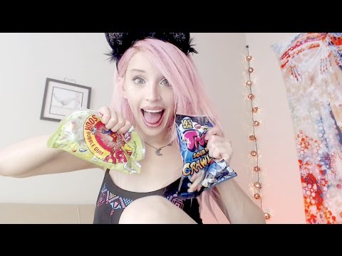 ASMR Eating Sour Candy ~ Mouth Sounds