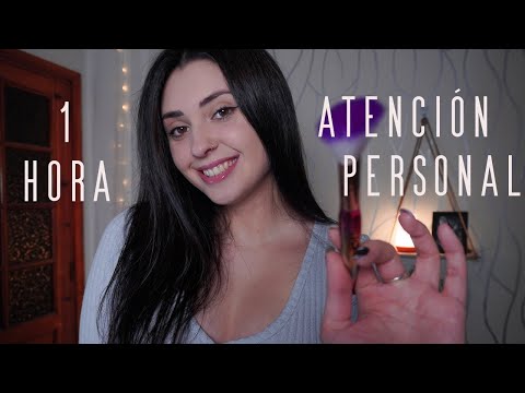 ASMR ATENCIÓN PERSONAL +1 HORA 💤 Masajes, caricias y cuidados para dormir