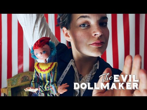 ASMR The Evil Dollmaker Sews Your Mouth Up! Face Brushing, Sewing, Tapping [Binaural]