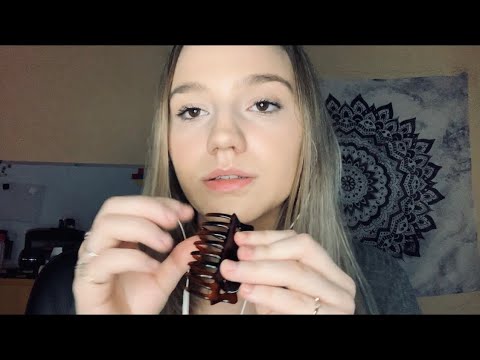 ASMR ROLEPLAY | Impatient big sister styles your hair |