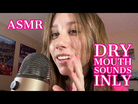 ASMR | extremely sensitive DRY mouth sounds (attempting no wet mouth sounds)