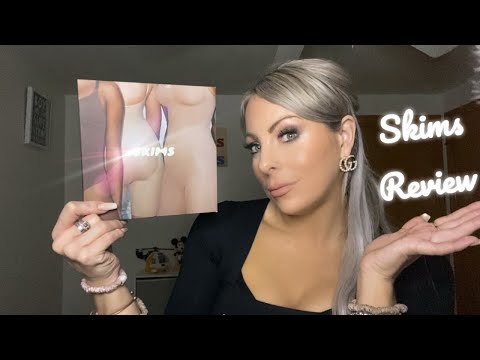 ASMR SKIMS Review (Kim Kardashian West Shape-wear Line) Show And Tell