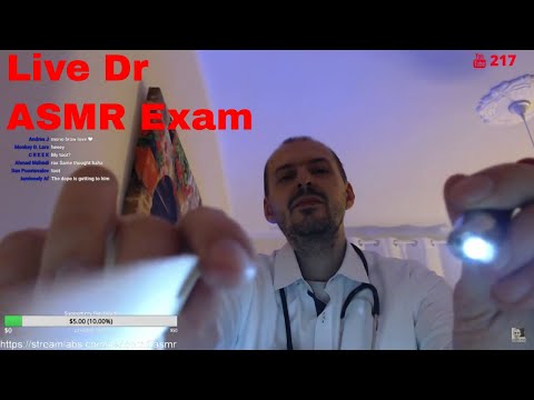 🔴 ASMR Live Doc Exam