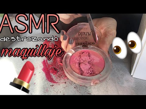 ASMR ESPAÑOL | Destrozando maquillaje