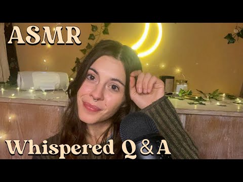 ASMR Relaxing Q&A Pure Close Up Whispers