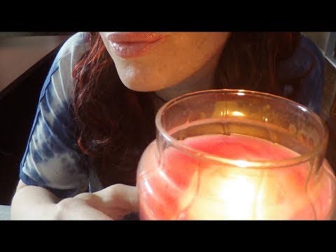 ASMR Whisper with Echo & Gum Chewing.