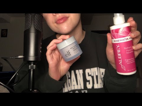 ASMR Product Empties || Whispering, tapping, lid sounds etc.