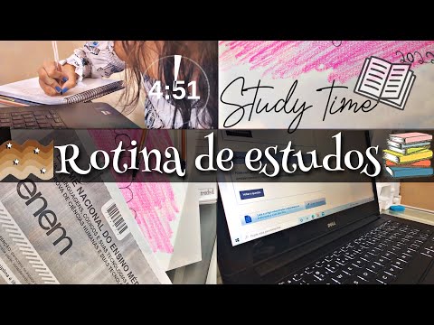 ROTINA DE ESTUDOS,3 ano do ensino médio📚(Carolina Ramos)