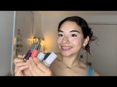 ASMR - doing my makeup/ trying new products :)