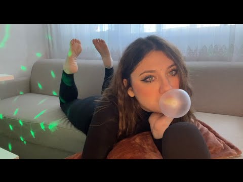 ASMR | Chewing and Blowing BubbleGum 🫧 | Satisfying ASMR sounds ♥️