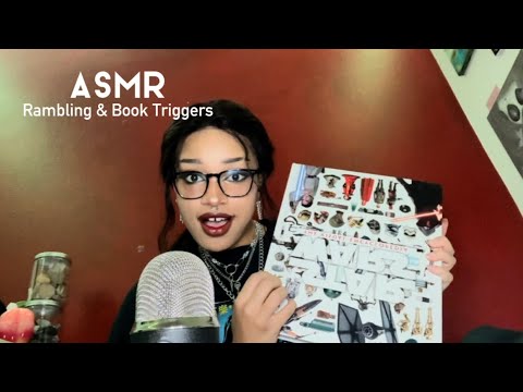 ASMR Whispering, rambling about Star Wars books! Triggers, page turning, paper tingles, gripping