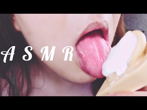 ASMR | 👂🏼 Eating Marshmallow Fluff & Ear Licking | Nibbling  | Mouth Sounds |АСМР Итинг Уха