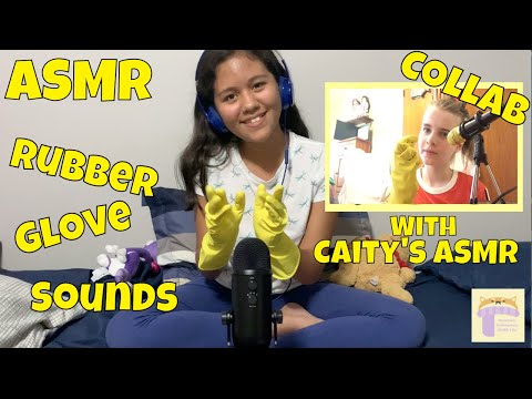 ASMR Rubber Glove Sounds | Collab with Caity's ASMR