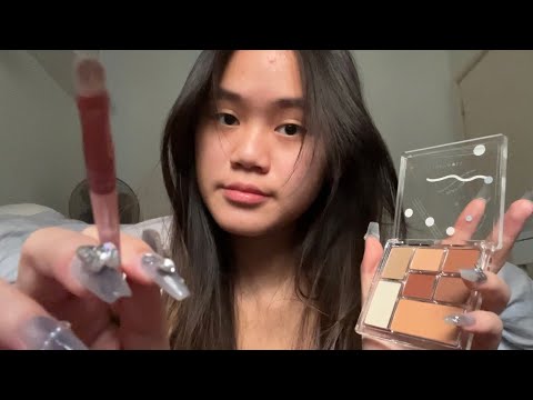 ASMR best friend does your makeup in malay for a first date ( roleplay )