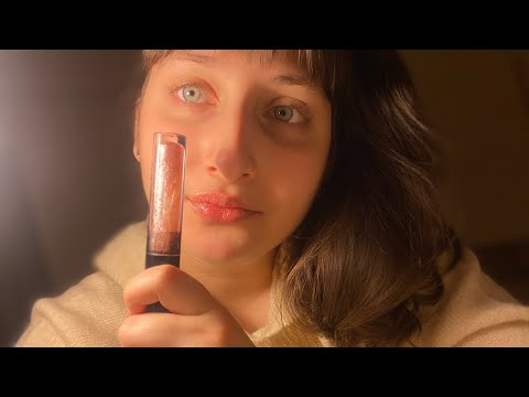 Asmr | lipgloss sounds+mouth sounds (No talking, requested)