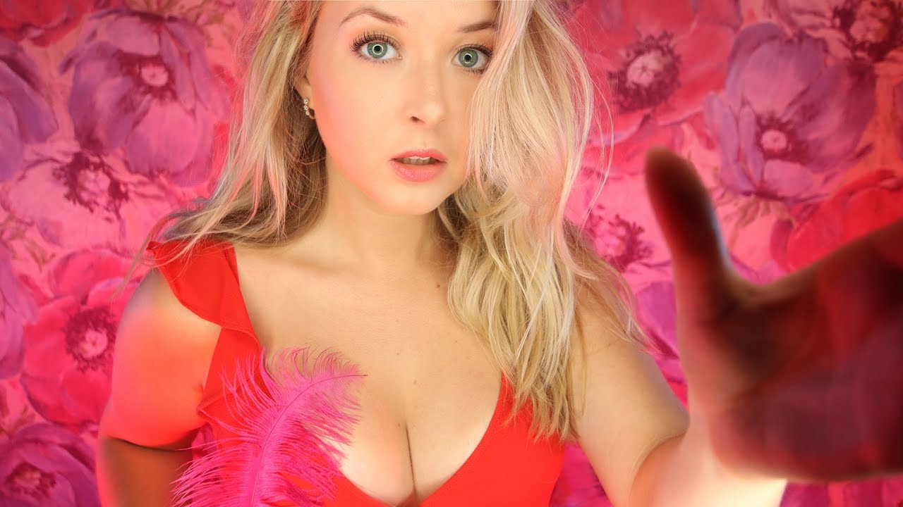 ASMR Feel my love like this feather 💞 Valentine's Day