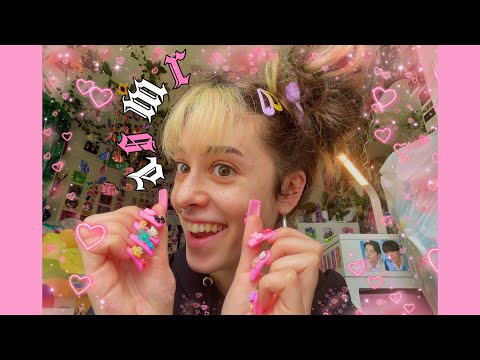 asmr ✨long✨ nail tapping + chitchatting bc results day is tomorrow & nails are my coping mechanism
